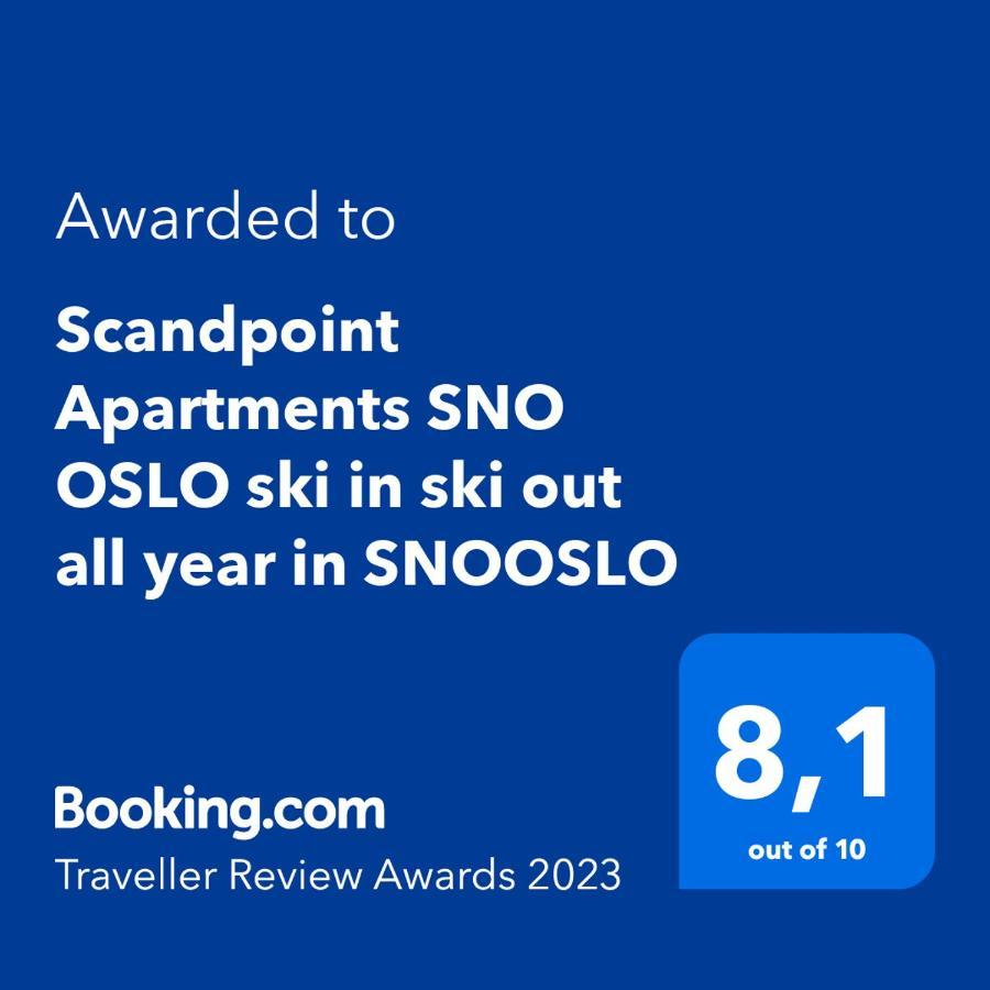 Scandpoint Apartments Oslo Ski In Ski Out All Year In Snooslo With Free Parking מראה חיצוני תמונה